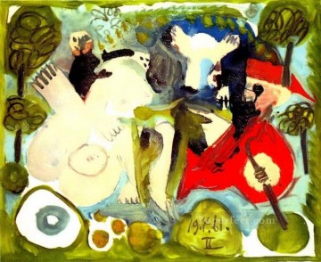 ヌード Painting - マネ 2 1961 年の抽象的なヌード